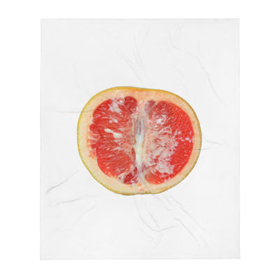 Grapefruit Fleece deken