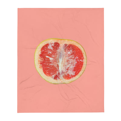 Roze Grapefruit Fleece deken