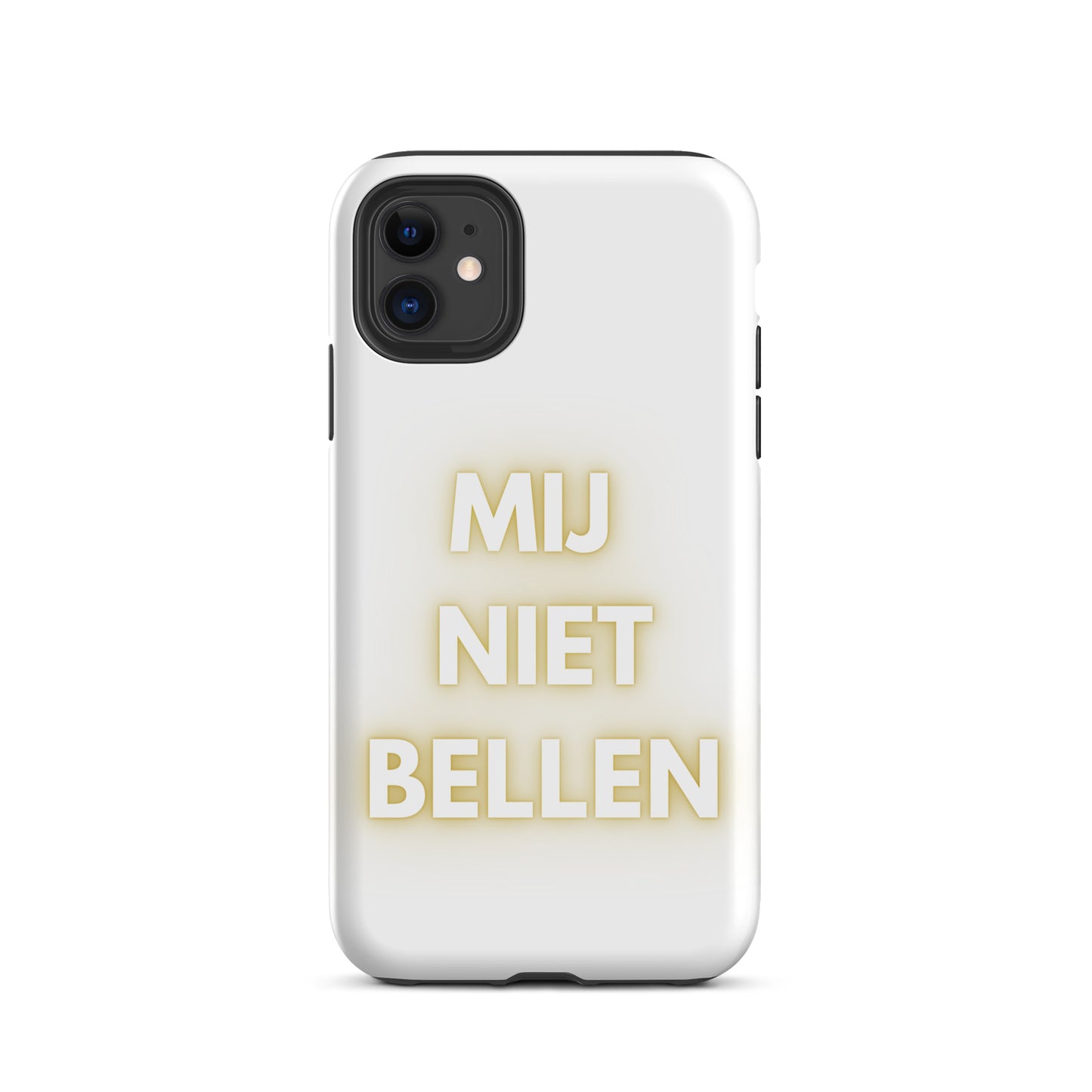 Mij Niet Bellen Telefoonhoesje Wit