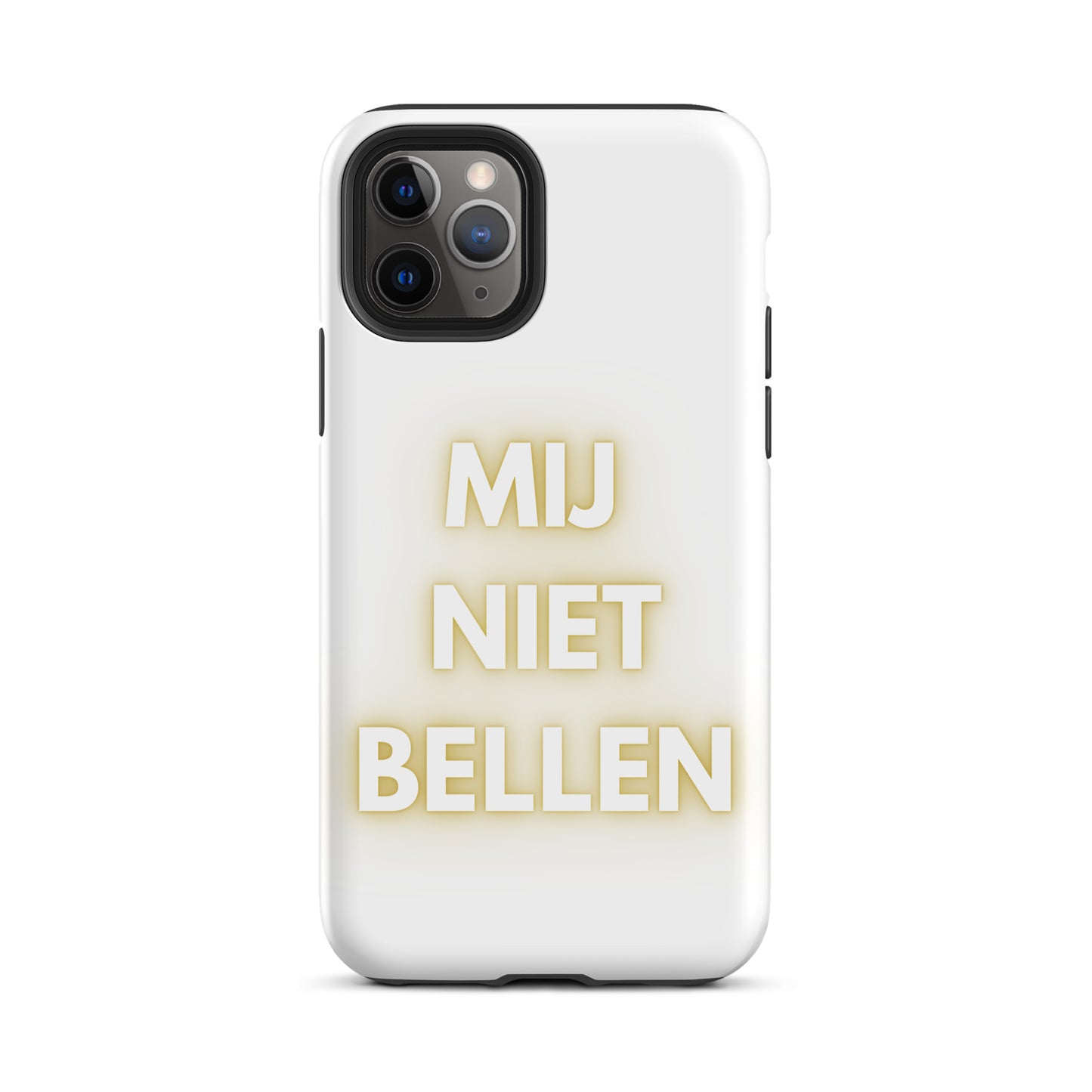 Mij Niet Bellen Telefoonhoesje Wit