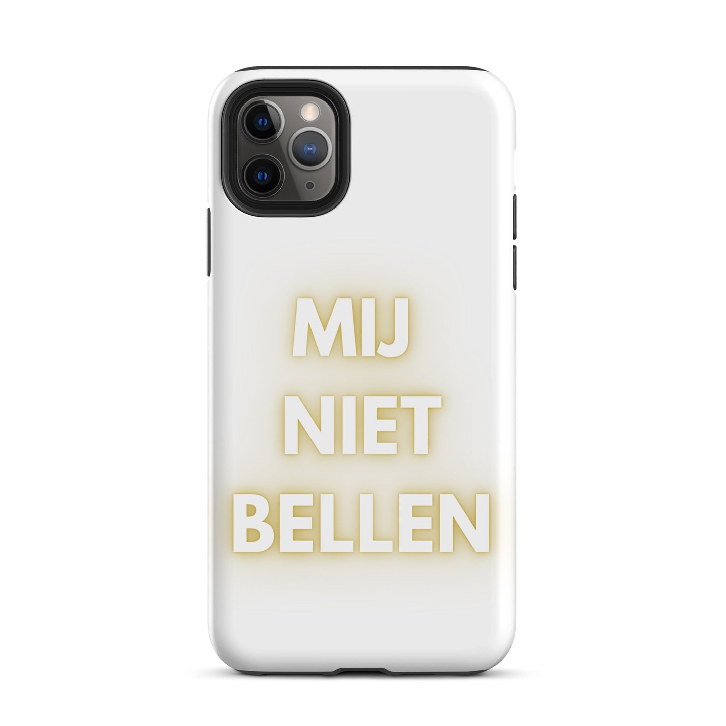 Mij Niet Bellen Telefoonhoesje Wit