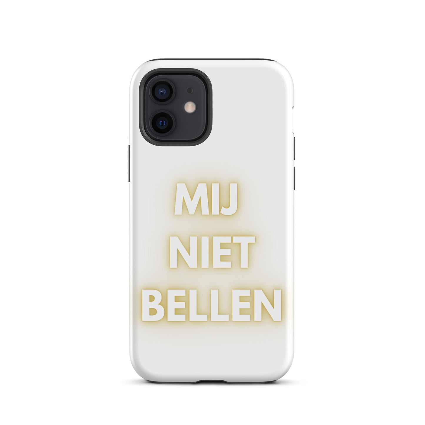 Mij Niet Bellen Telefoonhoesje Wit