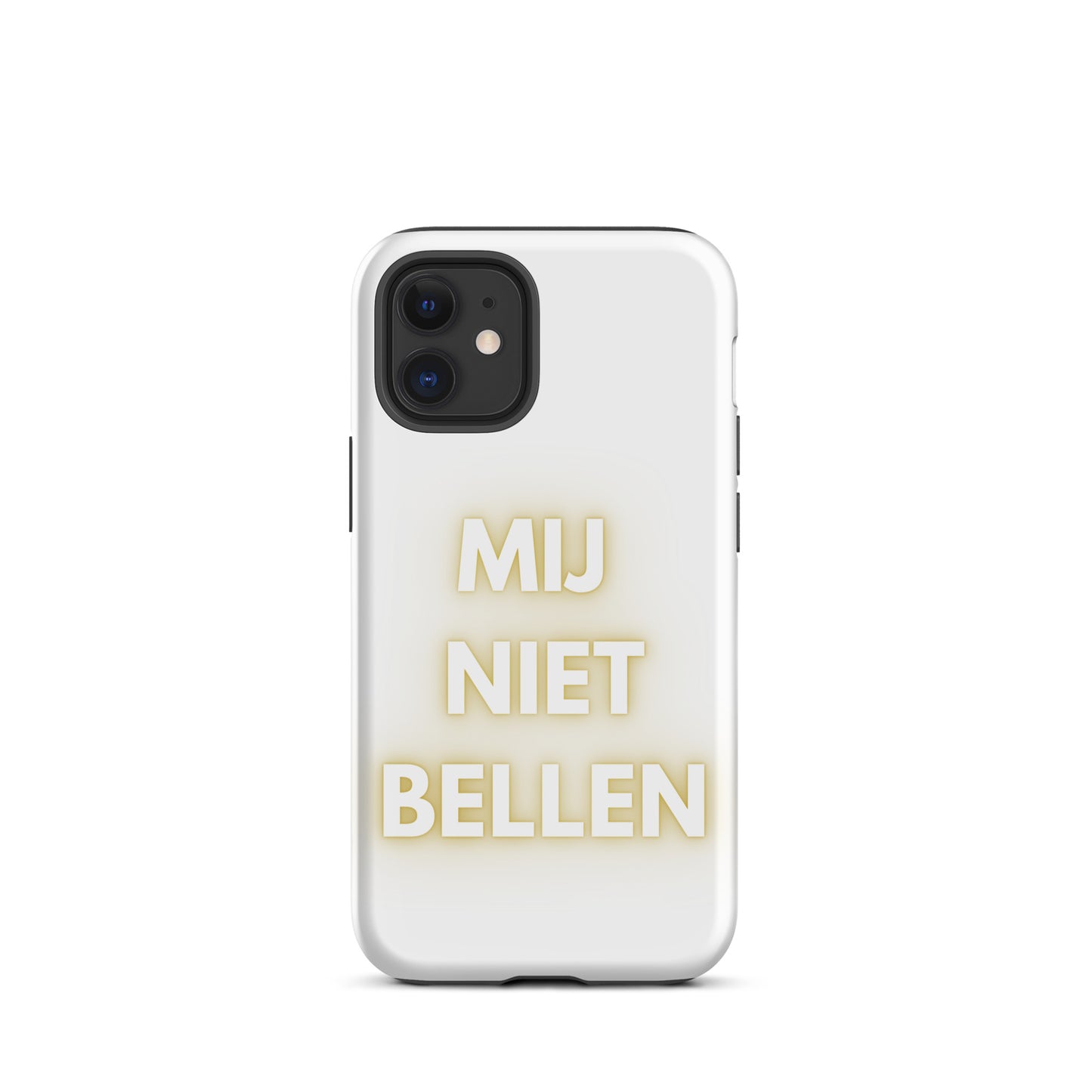 Mij Niet Bellen Telefoonhoesje Wit