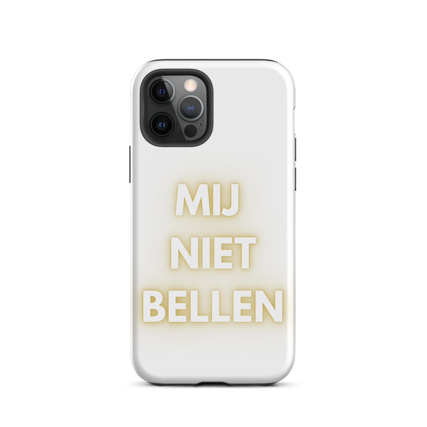 Mij Niet Bellen Telefoonhoesje Wit