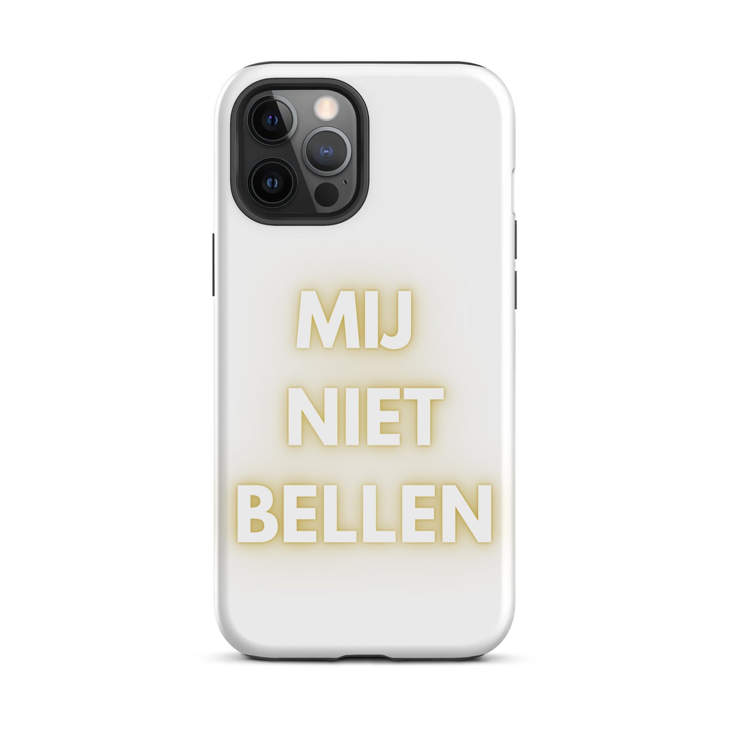 Mij Niet Bellen Telefoonhoesje Wit