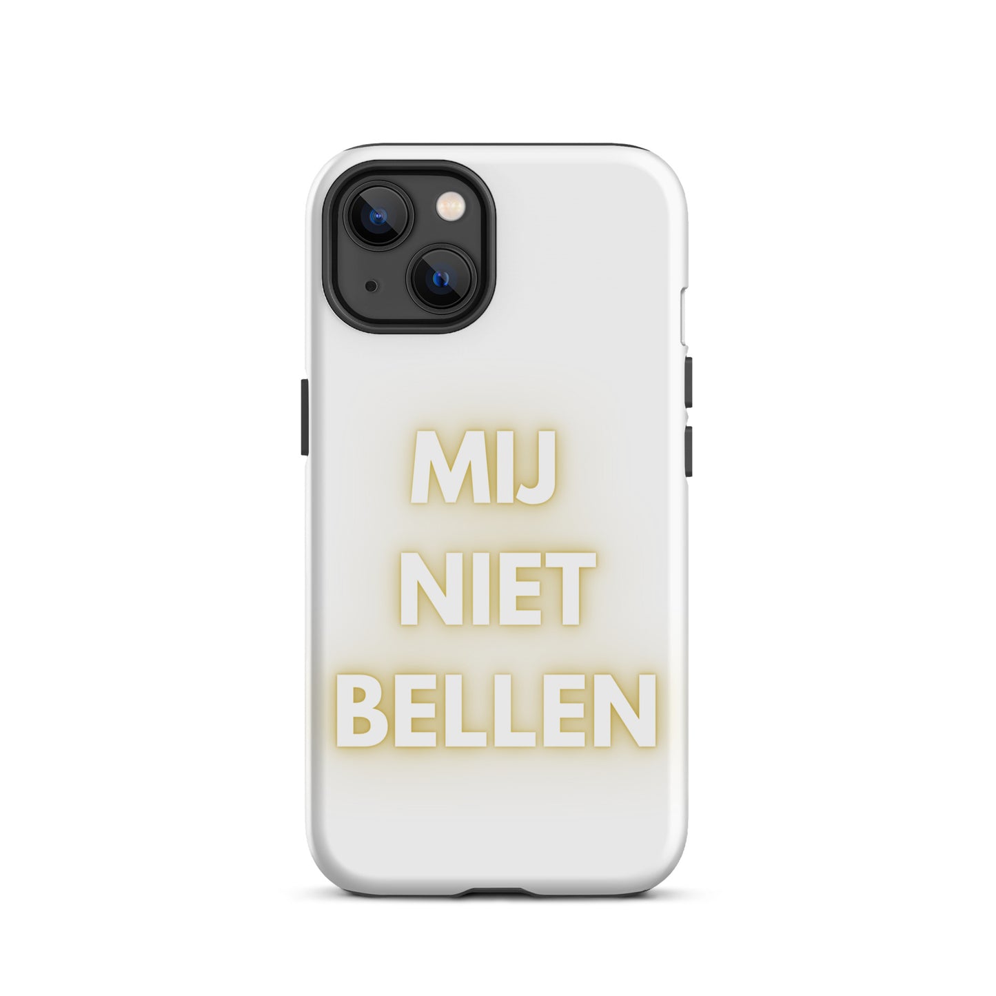 Mij Niet Bellen Telefoonhoesje Wit