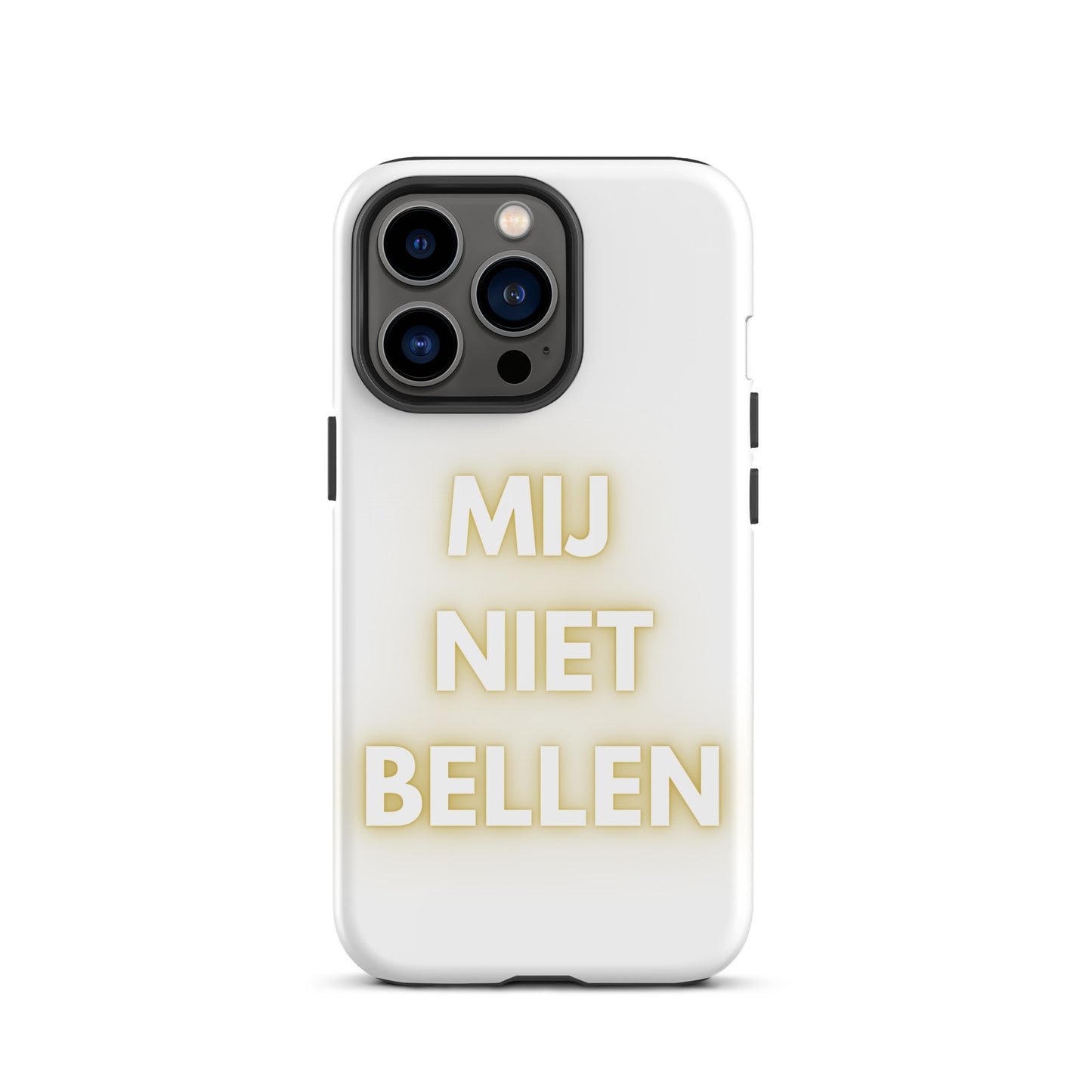 Mij Niet Bellen Telefoonhoesje Wit