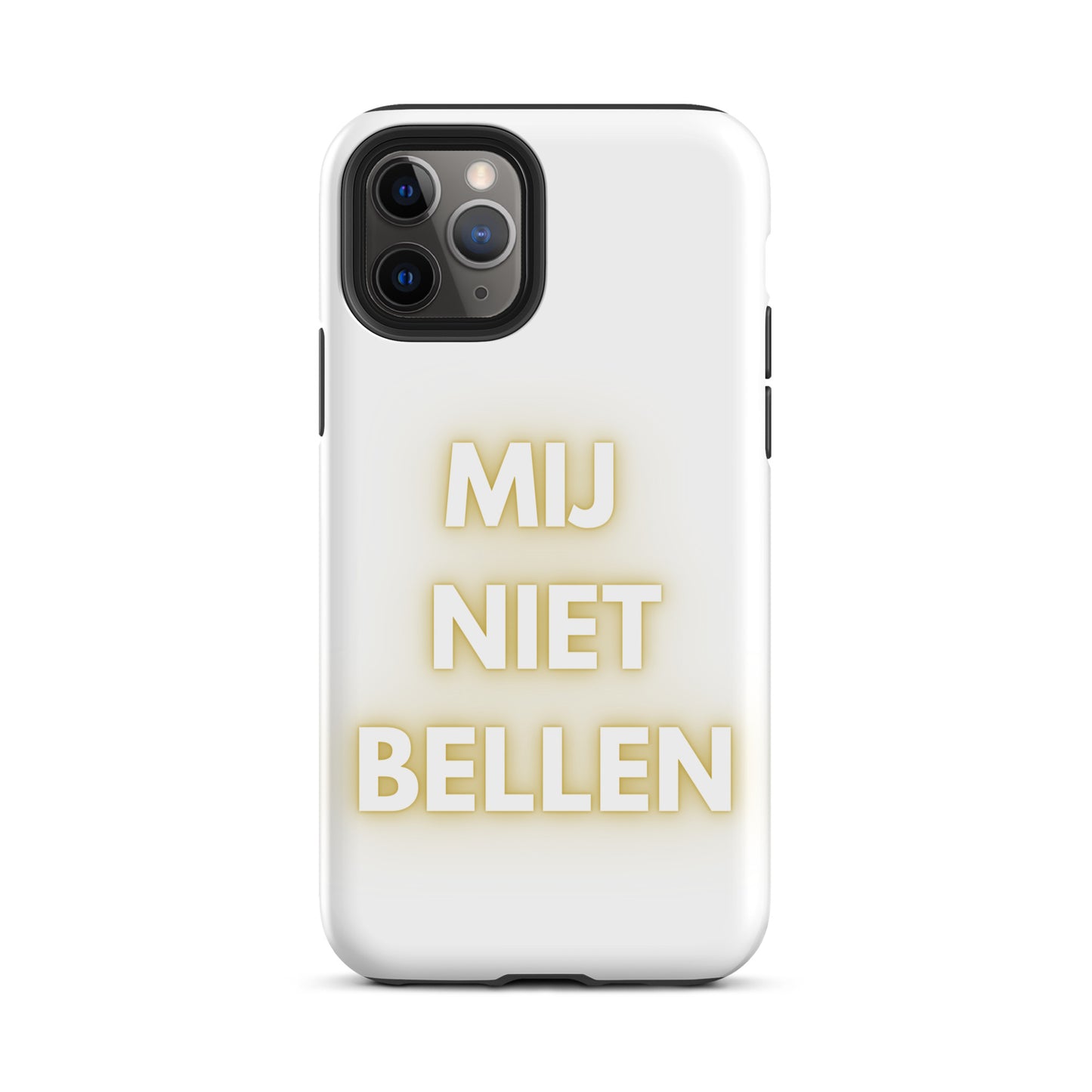 Mij Niet Bellen Telefoonhoesje Wit