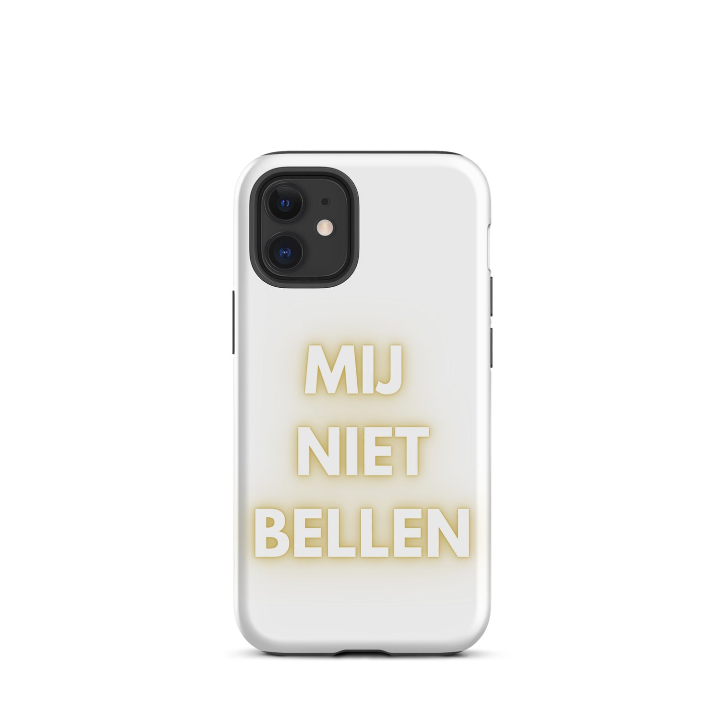 Mij Niet Bellen Telefoonhoesje Wit