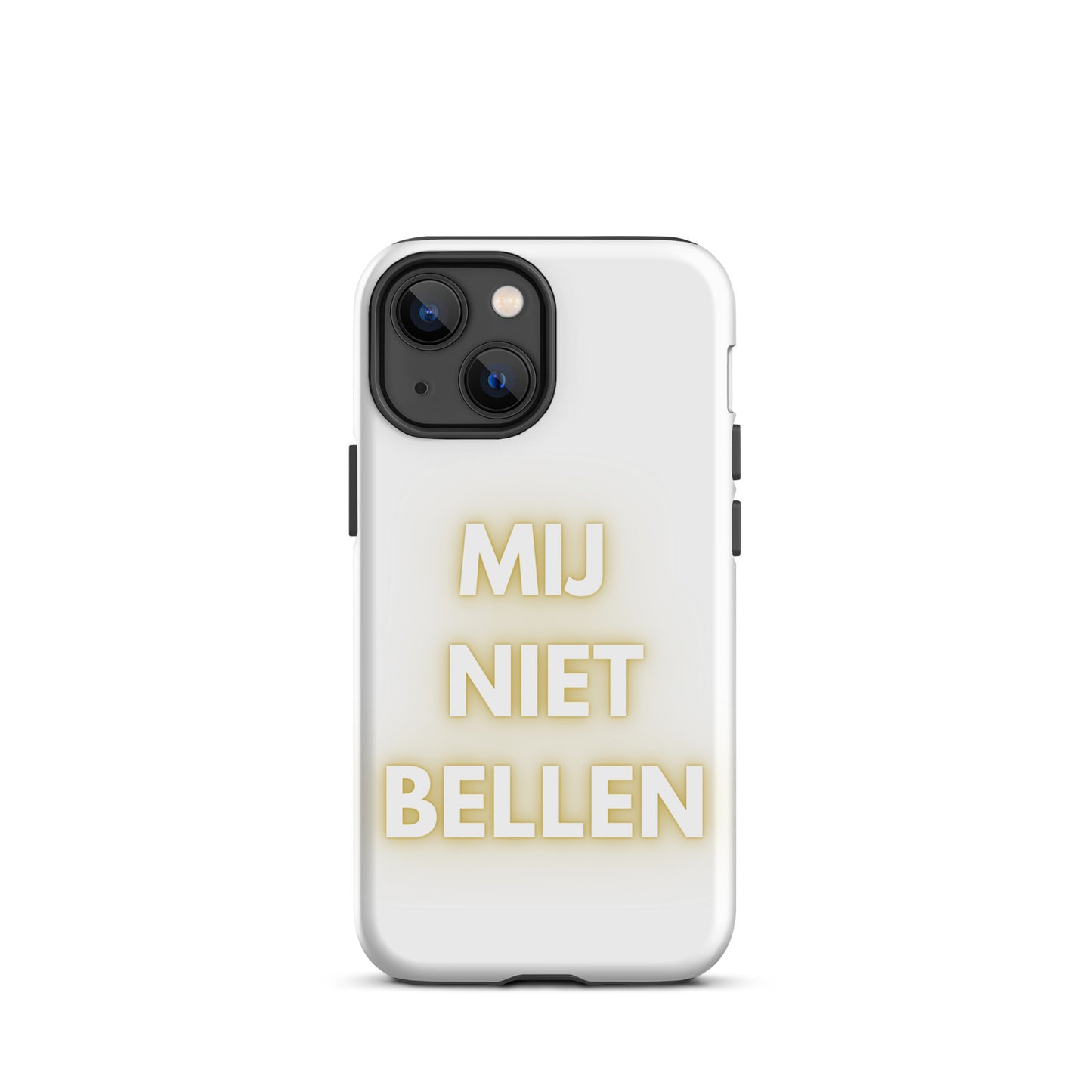 Mij Niet Bellen Telefoonhoesje Wit