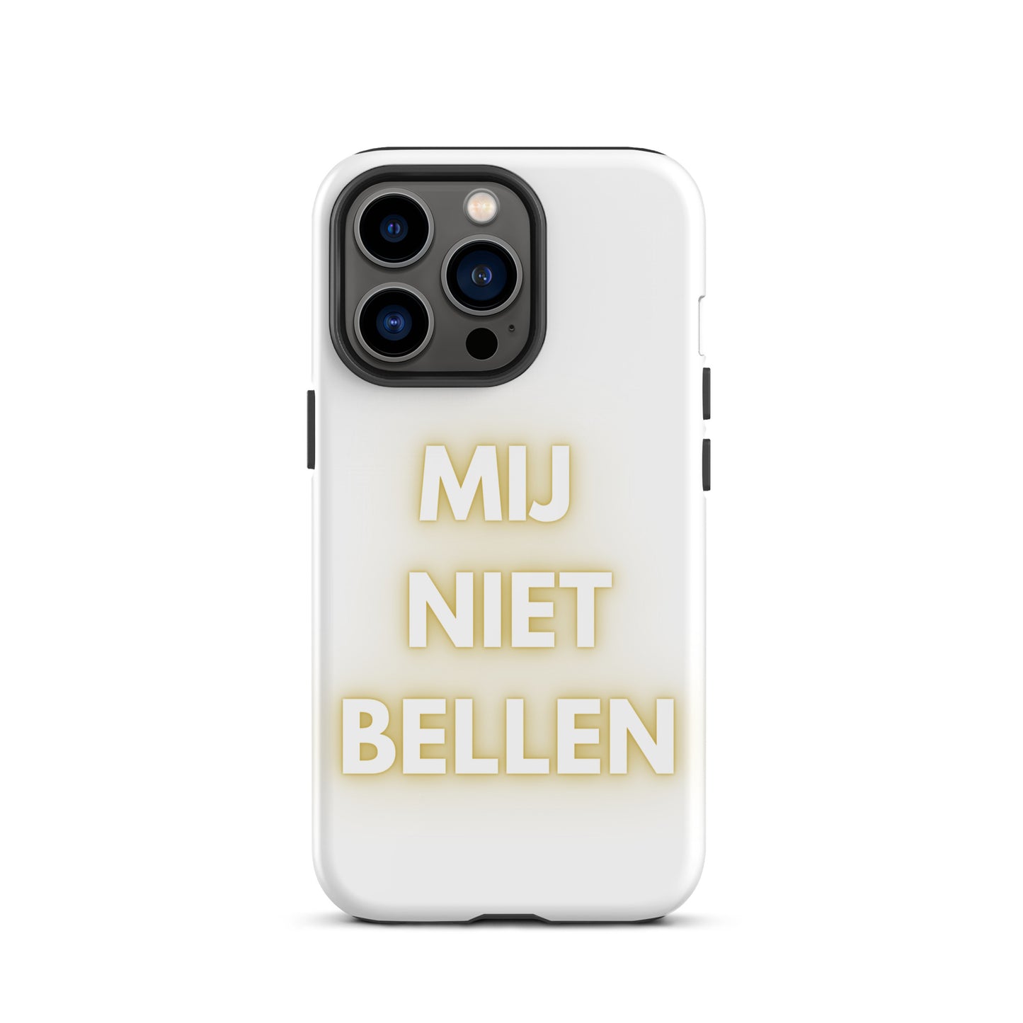 Mij Niet Bellen Telefoonhoesje Wit