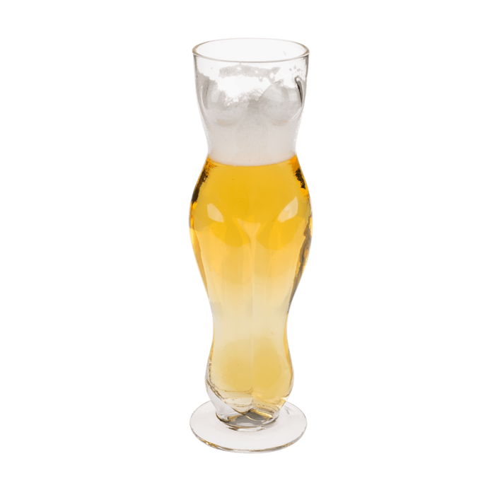 Bierglas Vrouw - Halve liter glas - 500ml