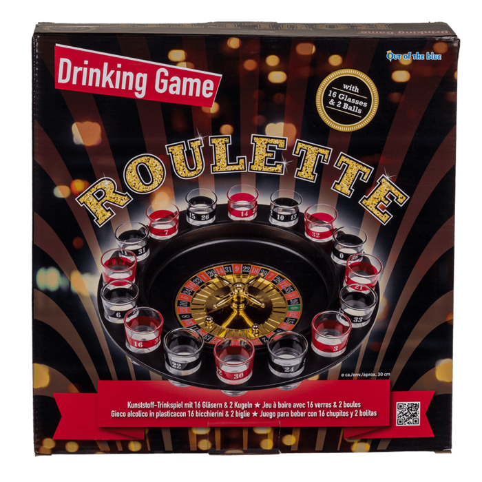 Drinking Roulette + 16 shotglazen