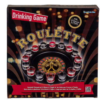 Drinking Roulette + 16 shotglazen