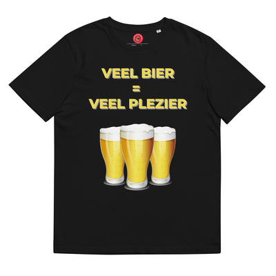 Veel Bier = Veel Plezier T-shirt (Uniseks)