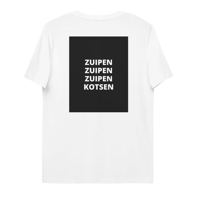 Zuipen Zuipen Zuipen Kotsen Uniseks T-shirt